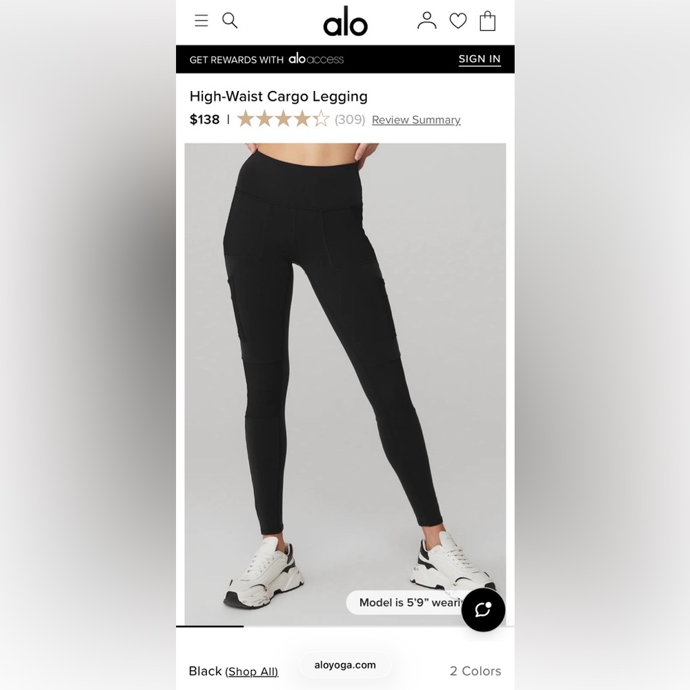 Alo High Waist Cargo Legging